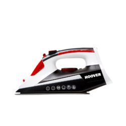 Hoover TIM2500CA IRONJet Steam Iron in Black  Red & White